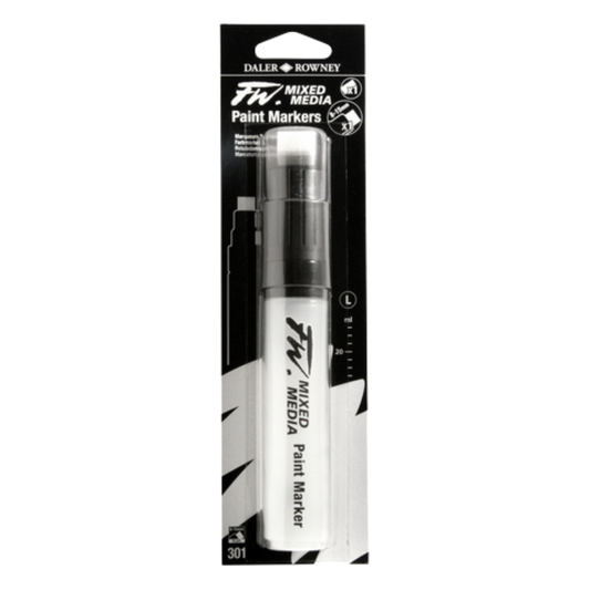 FW Empty Large Marker W/8-15mm Flat Nib