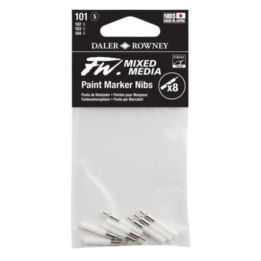 FW 0.8MM Technical Nibs 8pcs