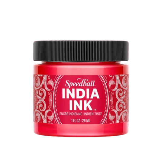 Speedball India Ink 1oz - Ruby