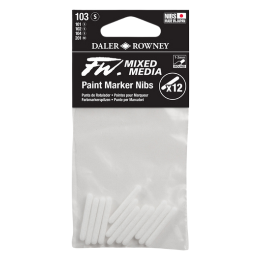 FW 1-2MM Round Tip Nibs 12pcs