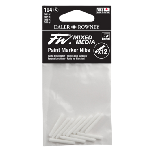 FW 1-3MM Chisel Tip Nibs 12pcs