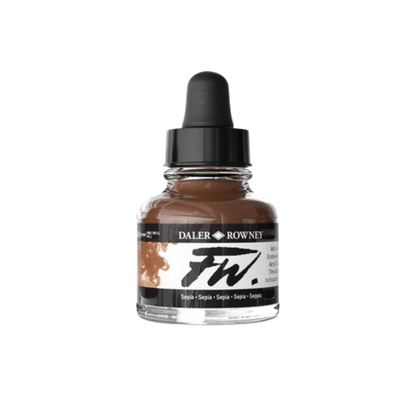 FW Liquid Acrylic Ink 1oz - Sepia