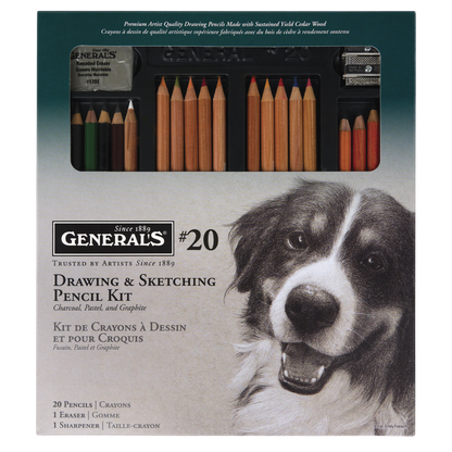 General's Drawing & Sketching Pencil Kit No. 20