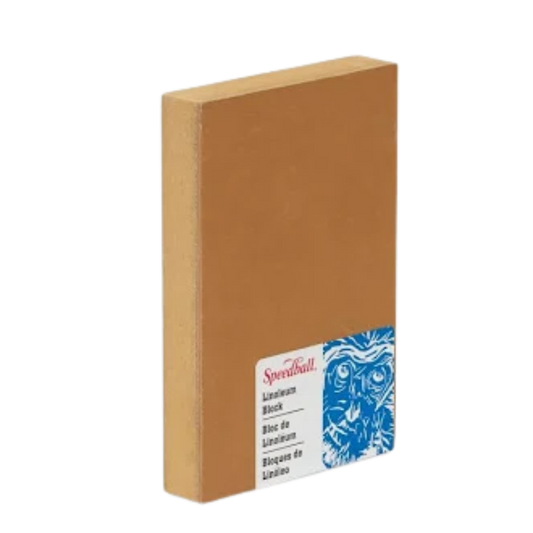 Linoleum Block Smokey Tan -  4x6