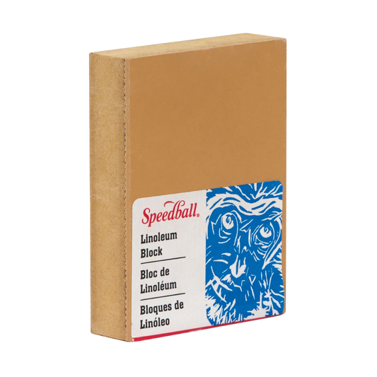 Linoleum Block Smokey Tan -  3X4