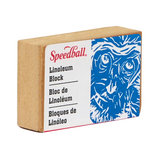 Linoleum Block Smokey Tan 2X3