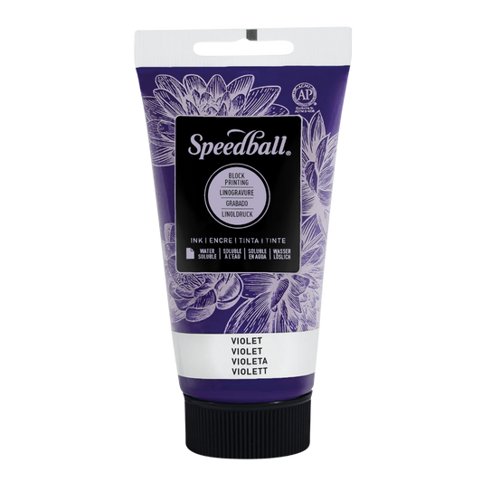 Water-Soluble Block Printing Ink 2.5oz - Violet