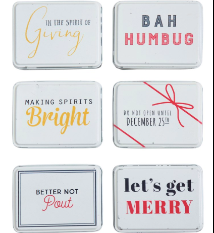 Metal Box w/ Saying