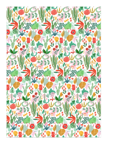 Succulent Garden Gift Wrap