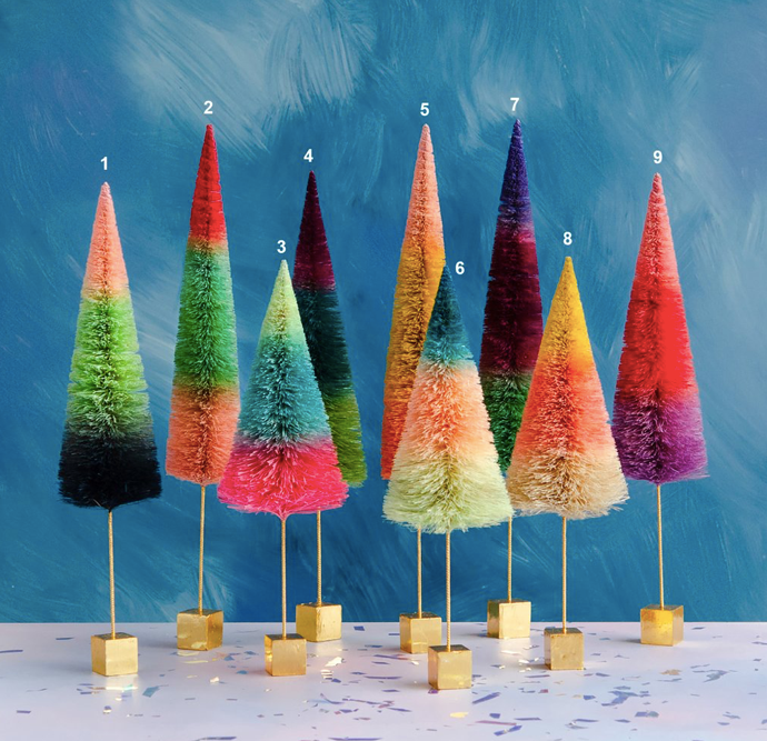 Rainbow Stripe Sisal Tree - Large