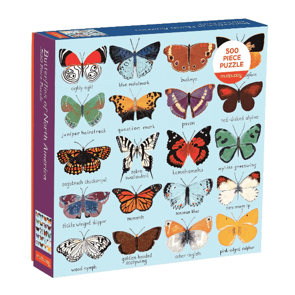 Butterflies of North America 500 Piece Puzzle