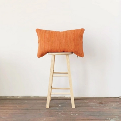 Chindi Lumbar Pillow in Pottery
