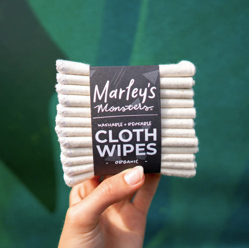 Reusable Cloth Wipes - Organic Cotton