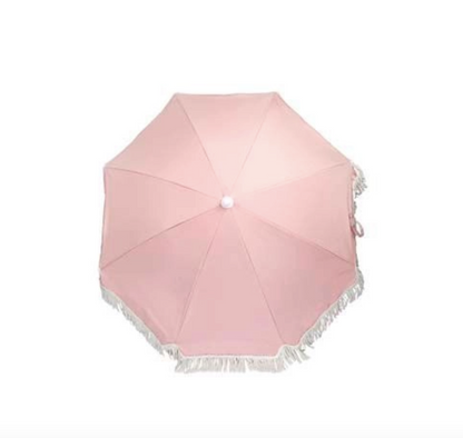 Luxe Beach Umbrella Powder Pink