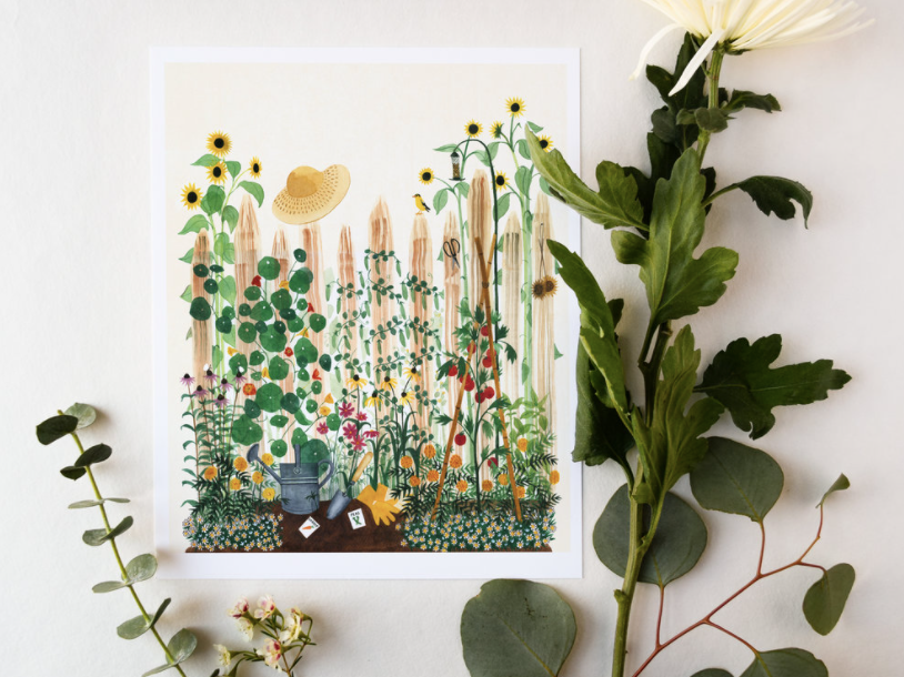 Mother's Garden Art Print