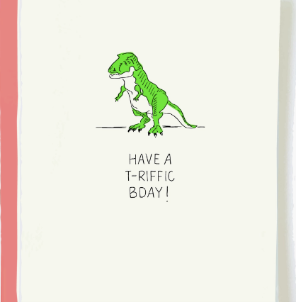 T-Riffic Birthday Card