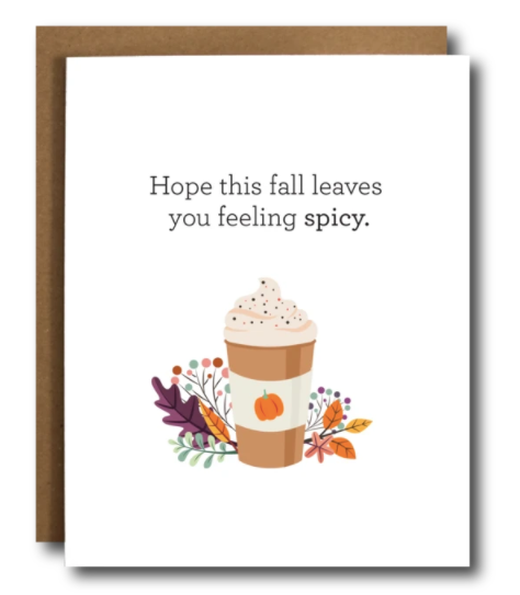 Pumpkin Spice Fall Card
