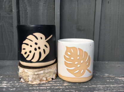 Slip Casted Monstera Tumbler