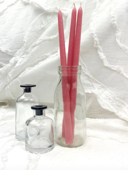 Skinny Tapered Candles - Rosewood