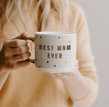Best Mom Ever Tile Coffee Mug