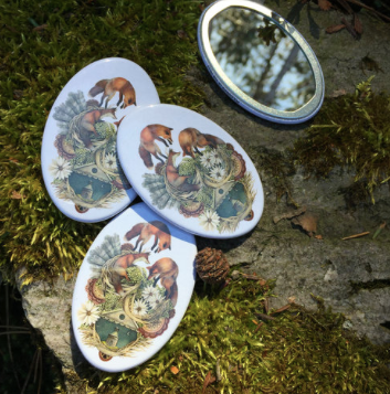 House of Fox Pocket Mirror