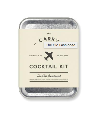 The Old Fashioned Carry-on Cocktail Kit