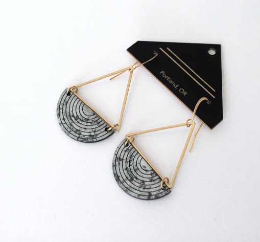 Memphis Half Moon Earrings
