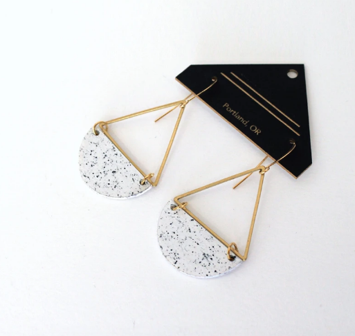 Memphis Half Moon Earrings