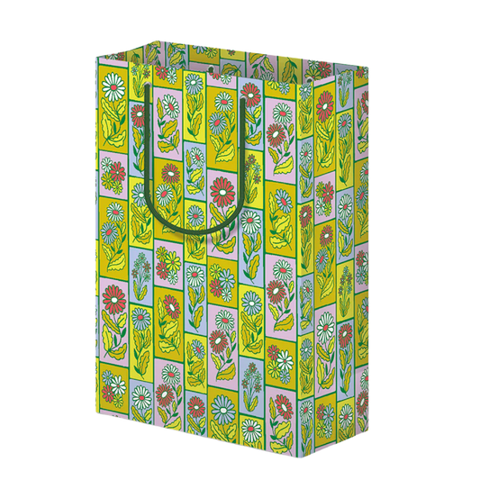 Box Floral Gift Bag