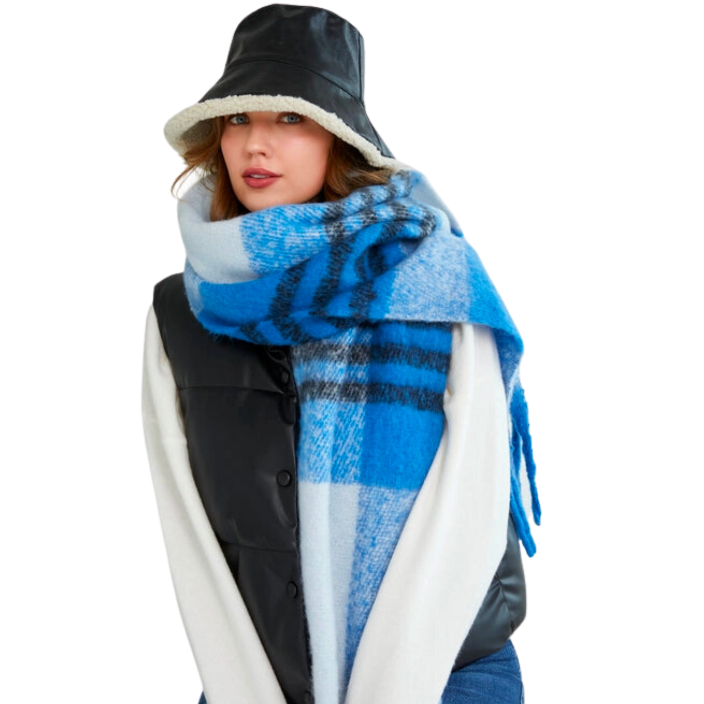Raine Scarf in Sky