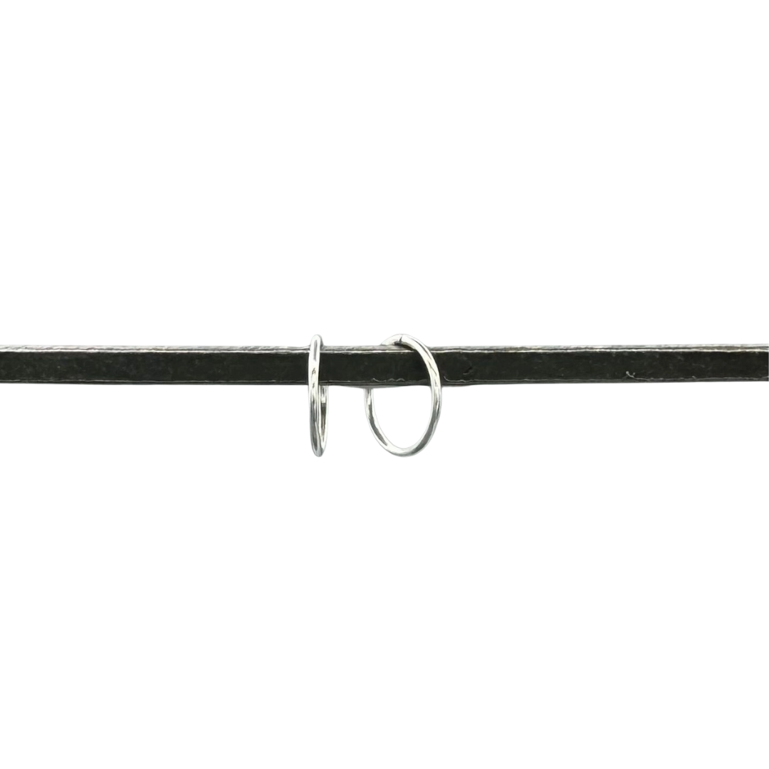 Silver 1mm Sleeper Hoops