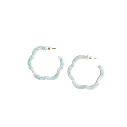 Posey Hoops - Aquamarine