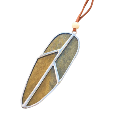 Small Stained Glass Feather