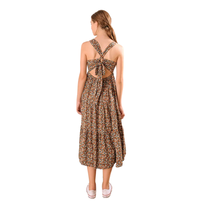 Floral Print Maxi Dress