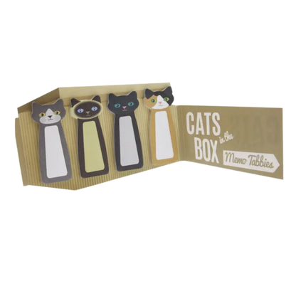 Cats in the Box Memo Tabbies