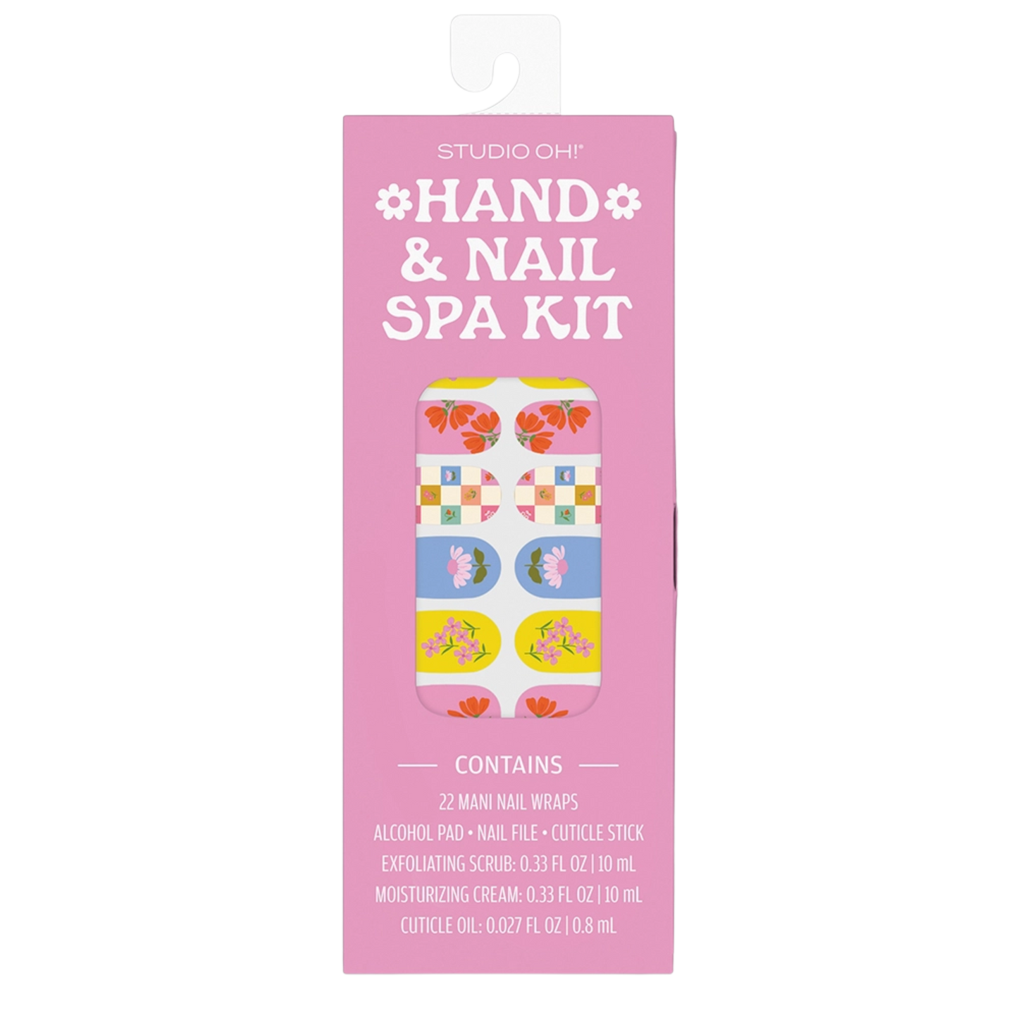 Checkerboard Blooms Hand & Nail Spa Kit