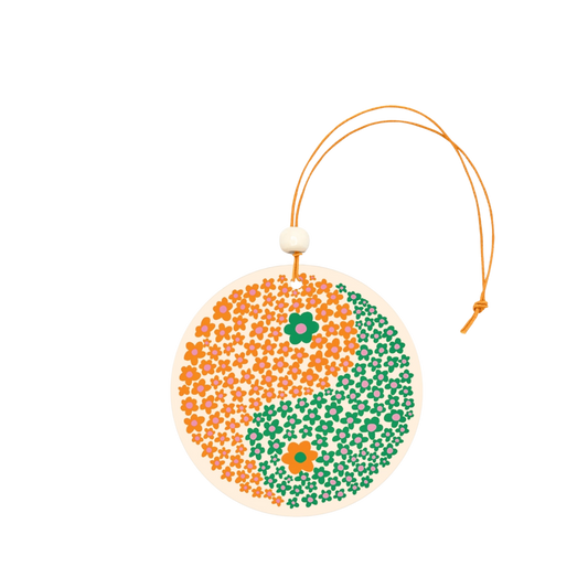 Yin-Yang Blossoms Car Air Freshener