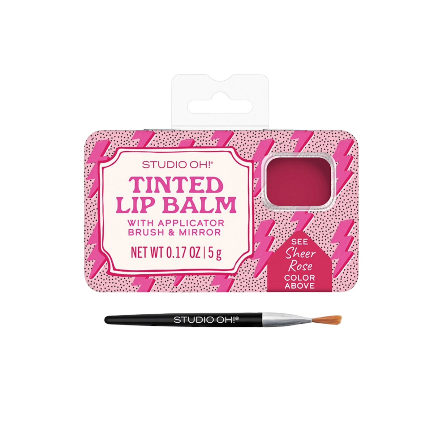 Charged Up Tinted Lip Balm & Brush Set