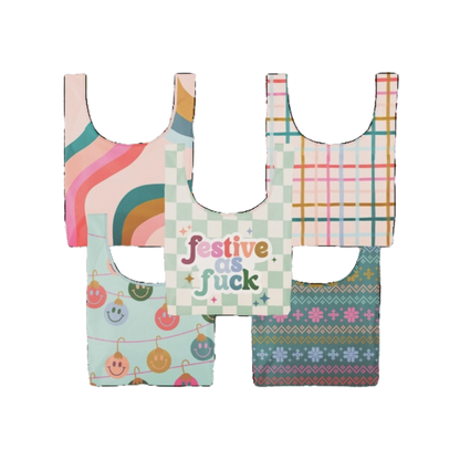 Holiday Twist & Shout Reusable Bag
