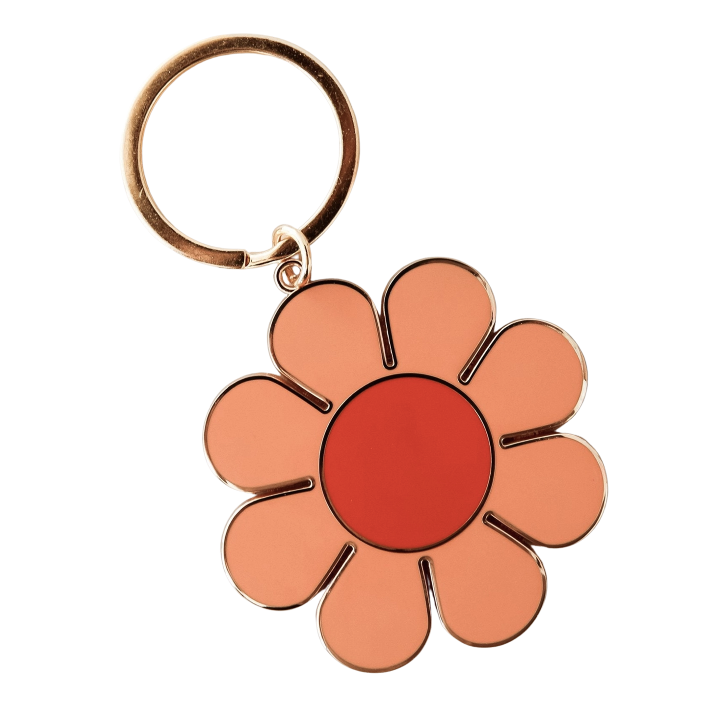 Retro Flower Keychain