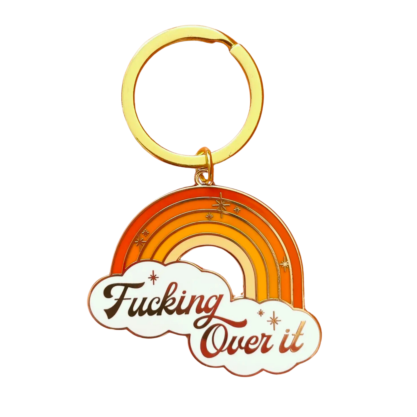 Fucking Over It Keychain