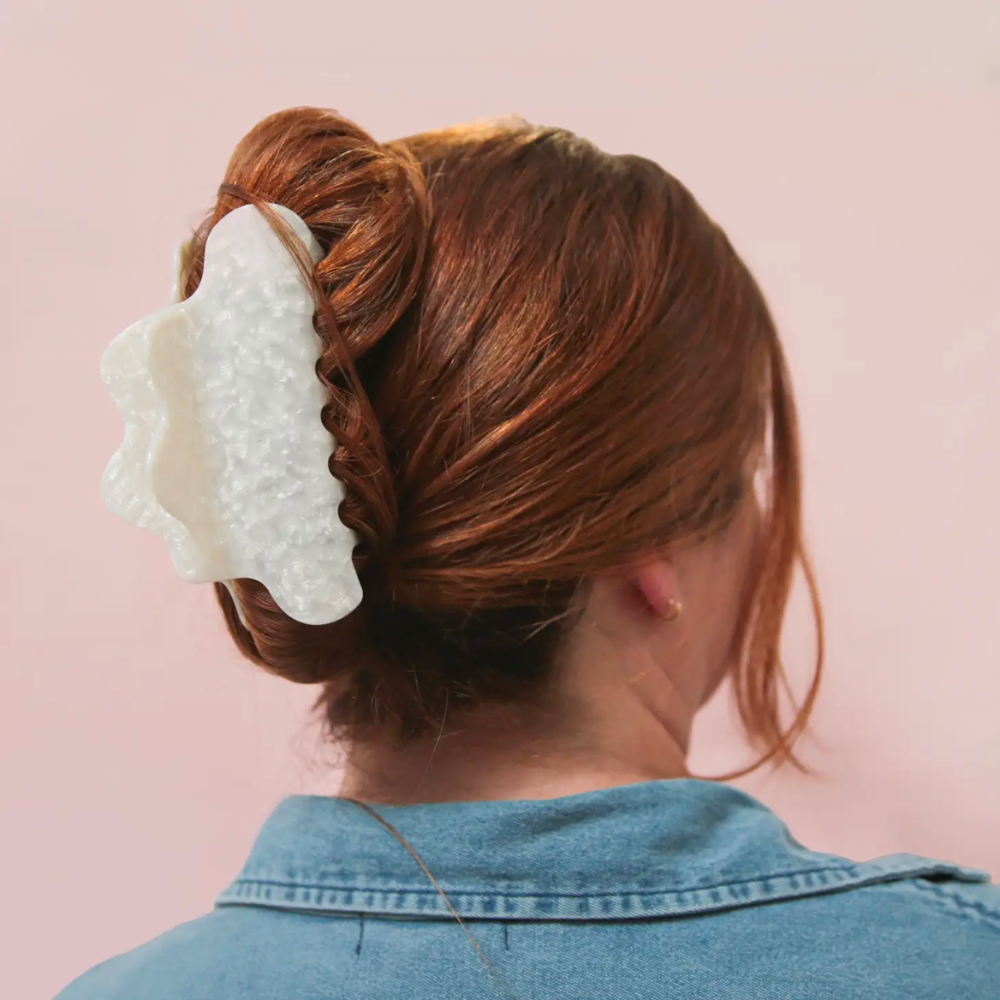Wavy Hair Claw Clip