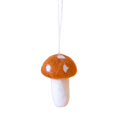 Felt Mushroom Ornament