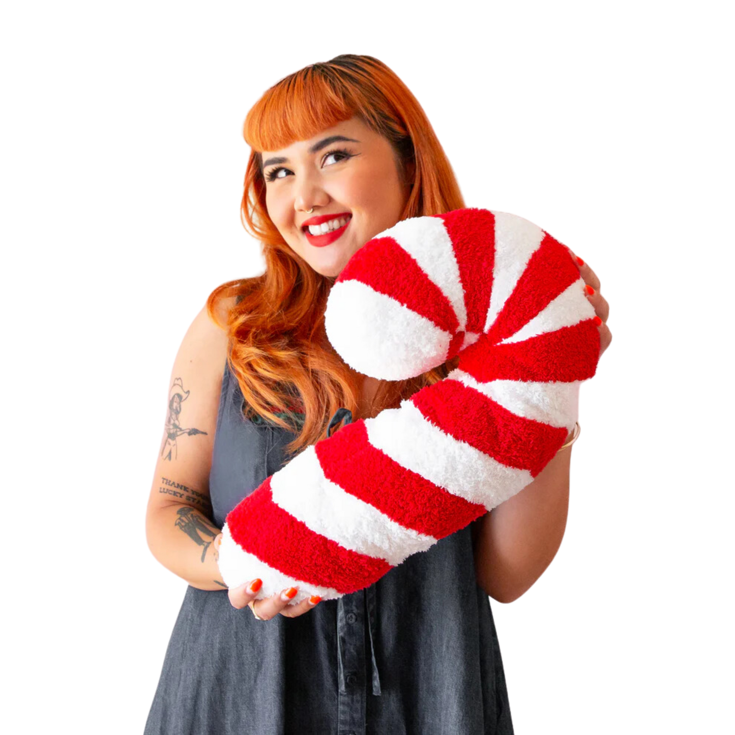 Candy Cane Christmas Pillow