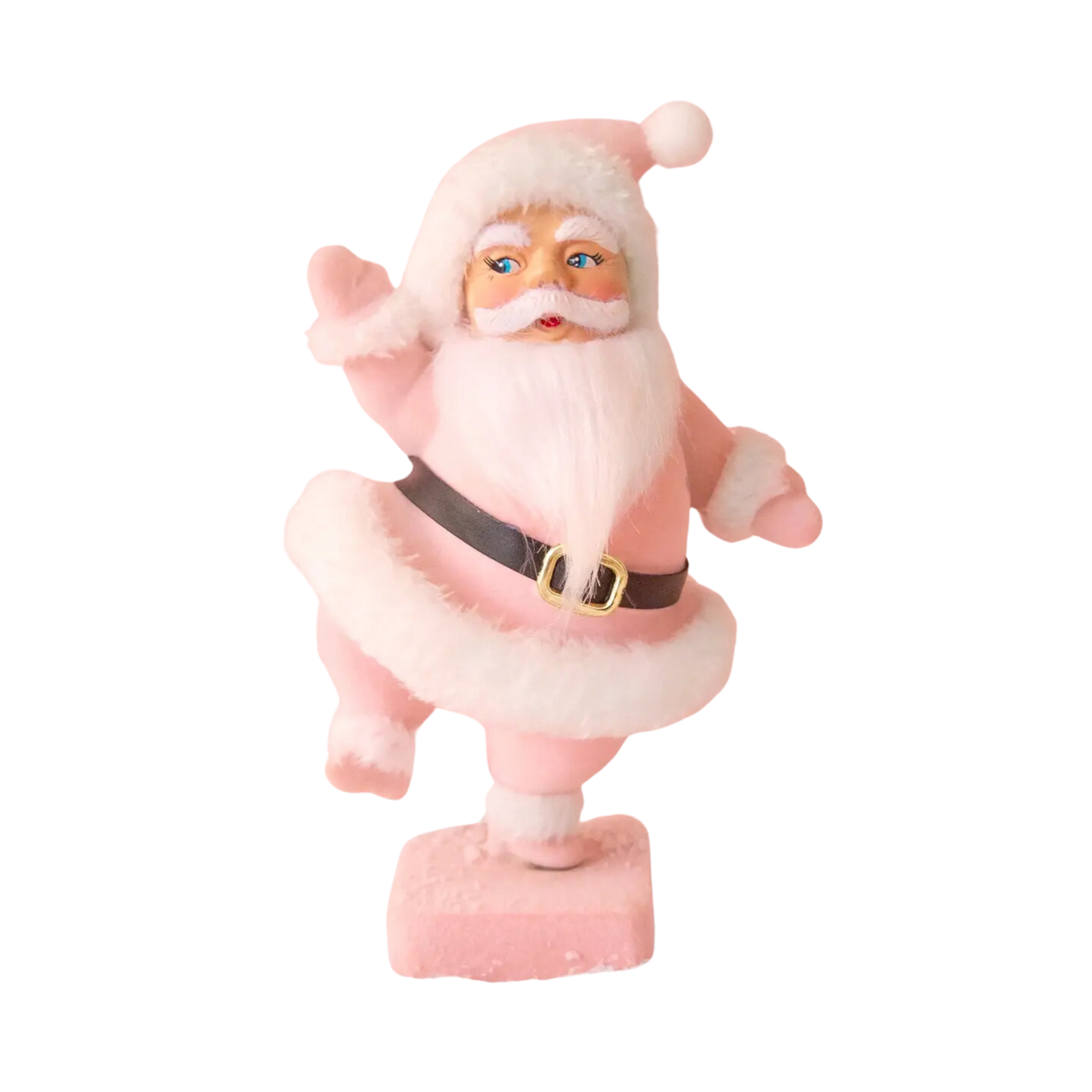 Retro Dancing Christmas Santa - Pink