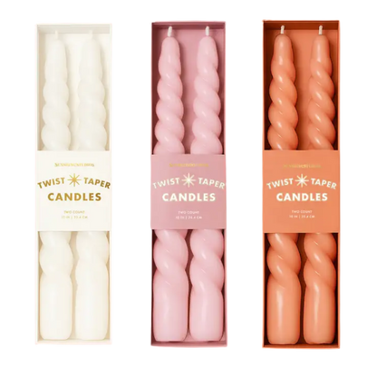 Twist Taper Candles