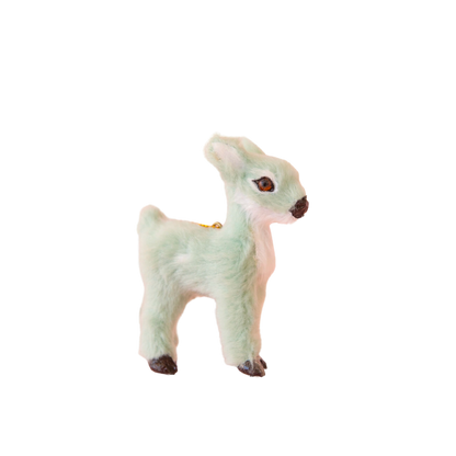 Fur Reindeer Ornament