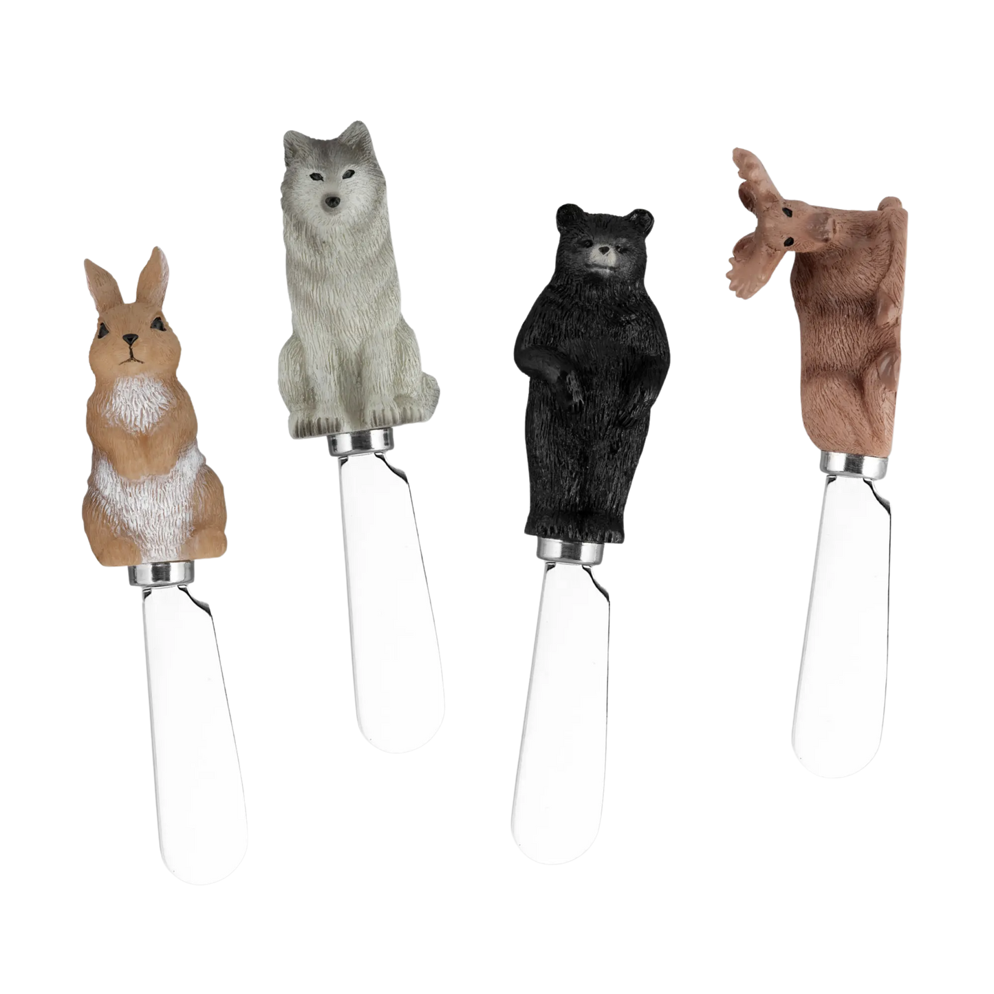 Forest Animals Polyresin Cheese Spreader