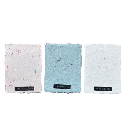 Handmade Paper Sheet Set A2 (4.25in x 5.5in)