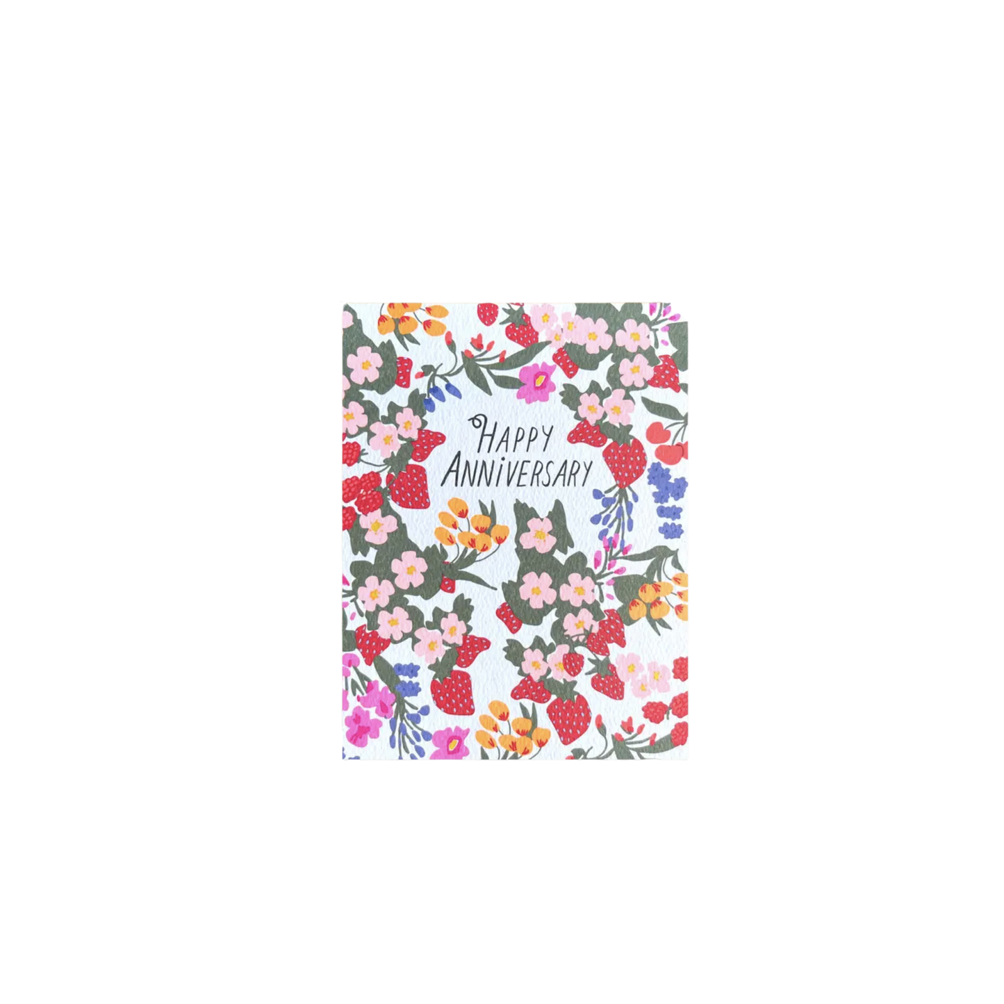 Fruits and Flowers Anniversary Card